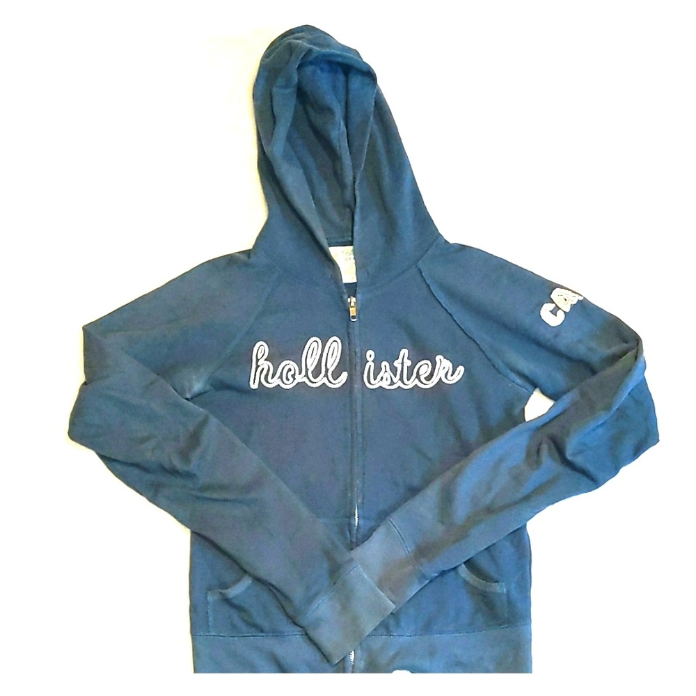 Vintage Hollister sport zip up sweater jacket